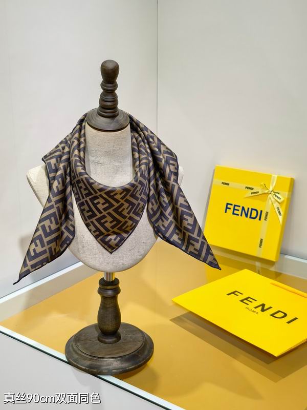 Fendi silk scarf hm05